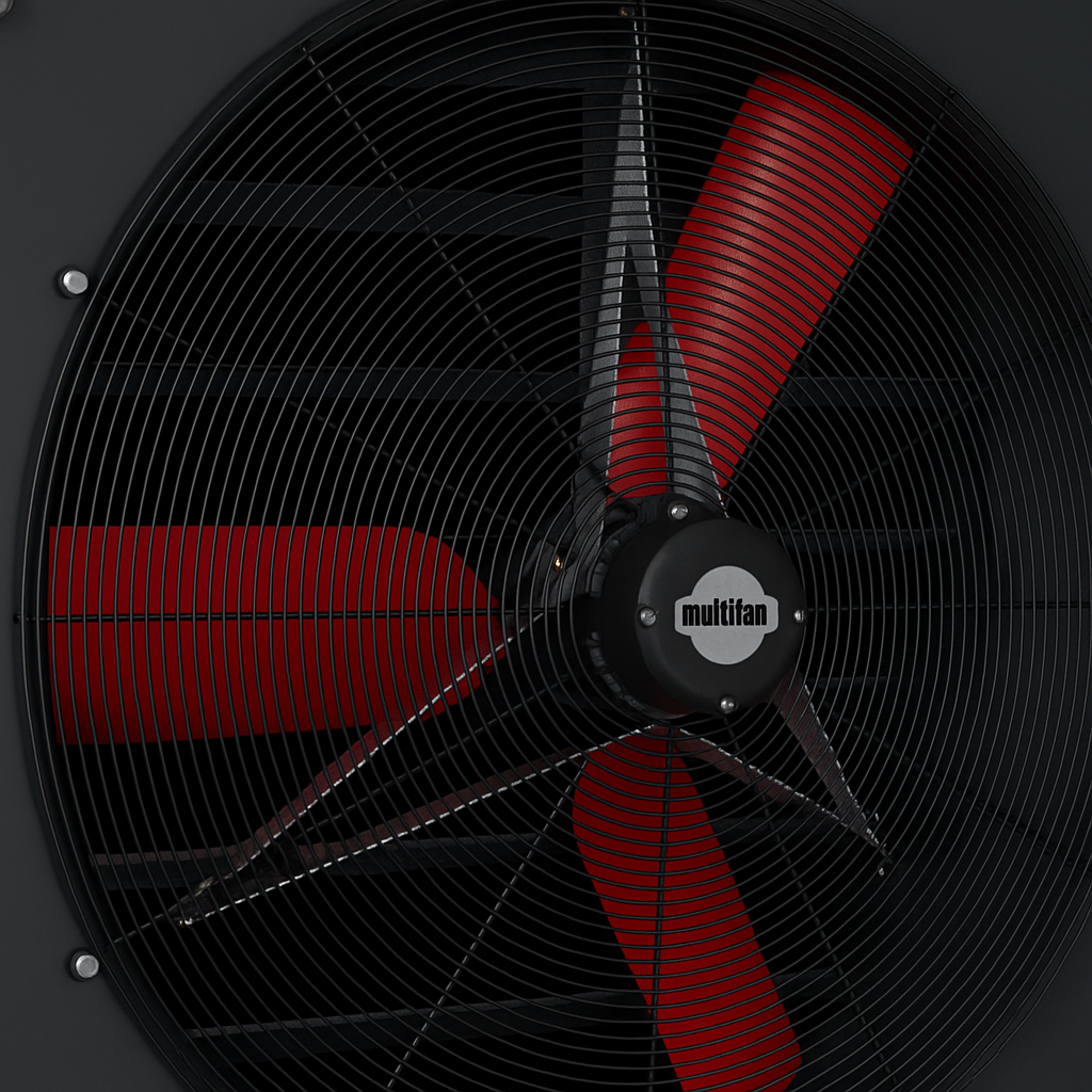 Potente extractor de aire industrial para granjas